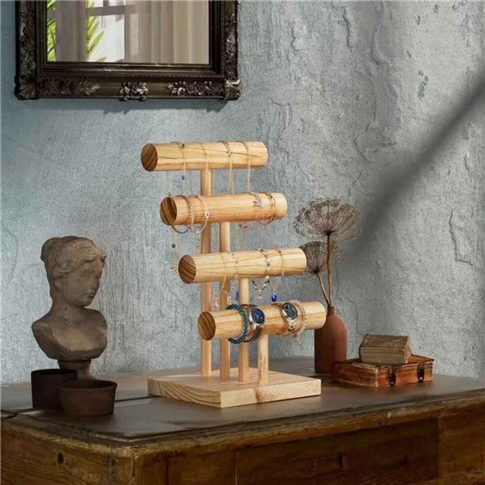 Bracelet Holder Display Bracelet Organizer, Wooden Bracelet Stand